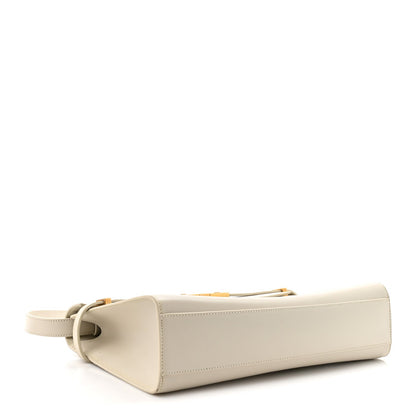 Saint Laurent Smooth Calfskin Manhattan Shoulder Bag Crema Soft
