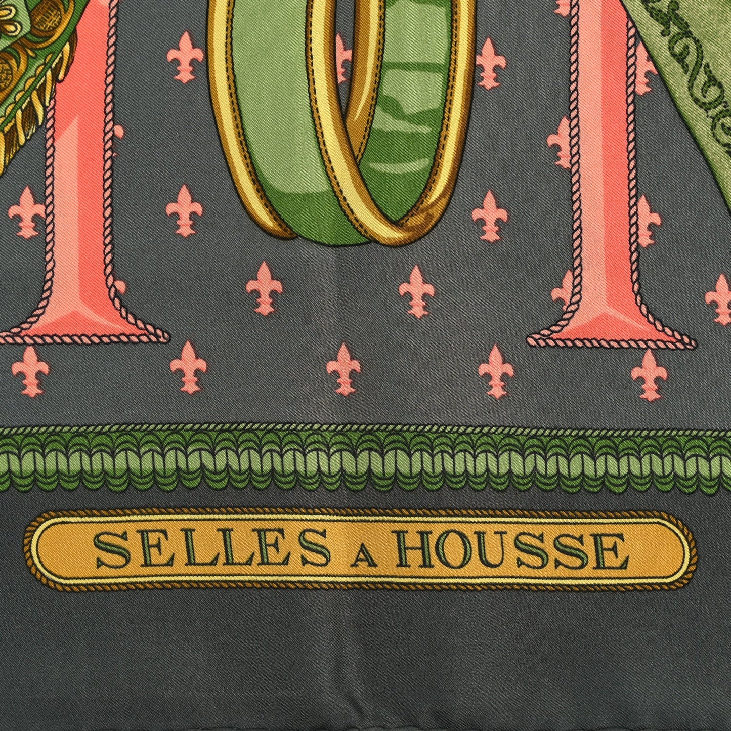 Hermes Silk Selles A Housse Scarf 90