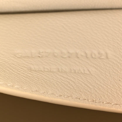 Saint Laurent Smooth Calfskin Manhattan Shoulder Bag Crema Soft
