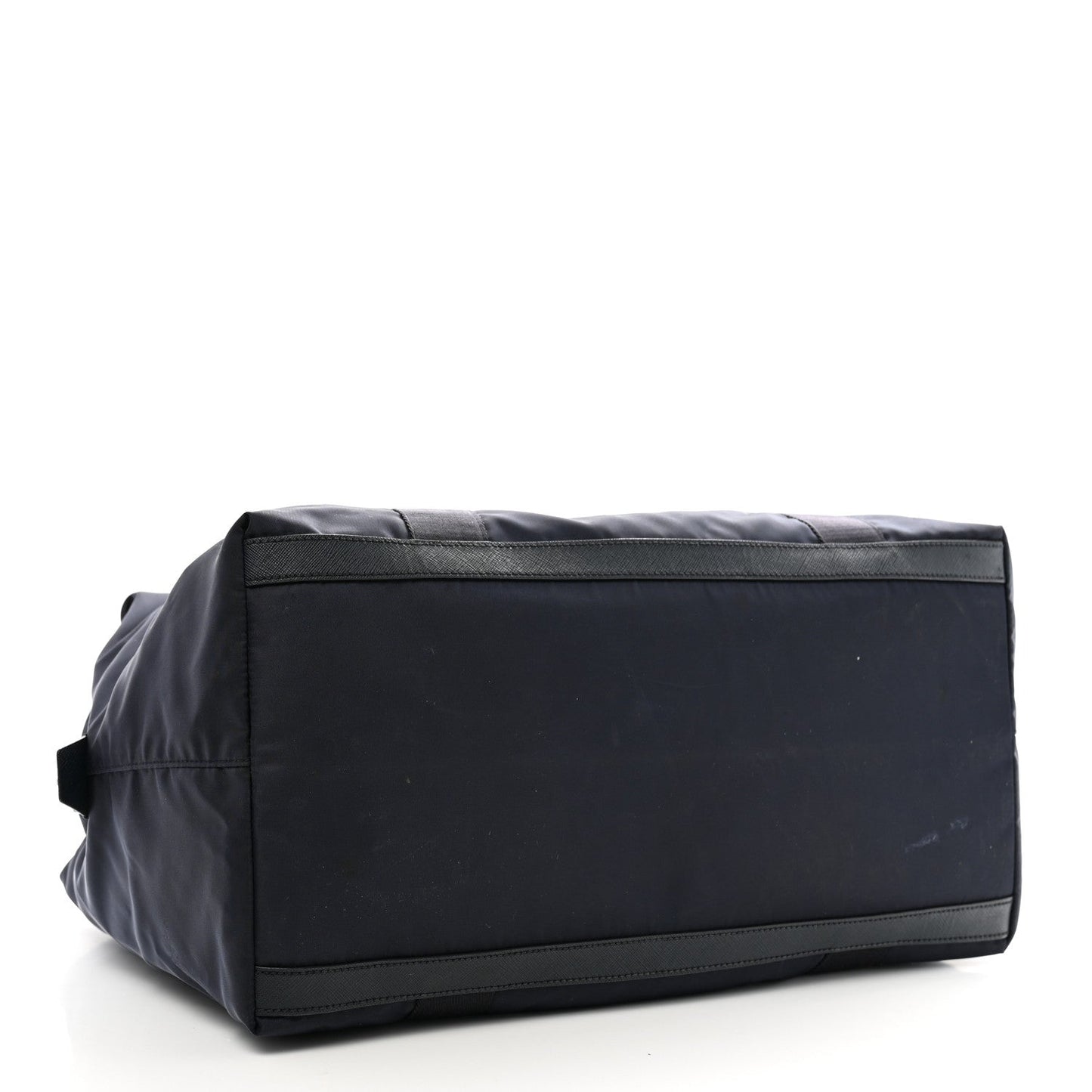 Prada Re-Nylon Saffiano Duffle Bag Navy