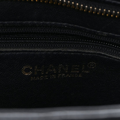 Chanel Caviar Quilted Medallion Tote Black