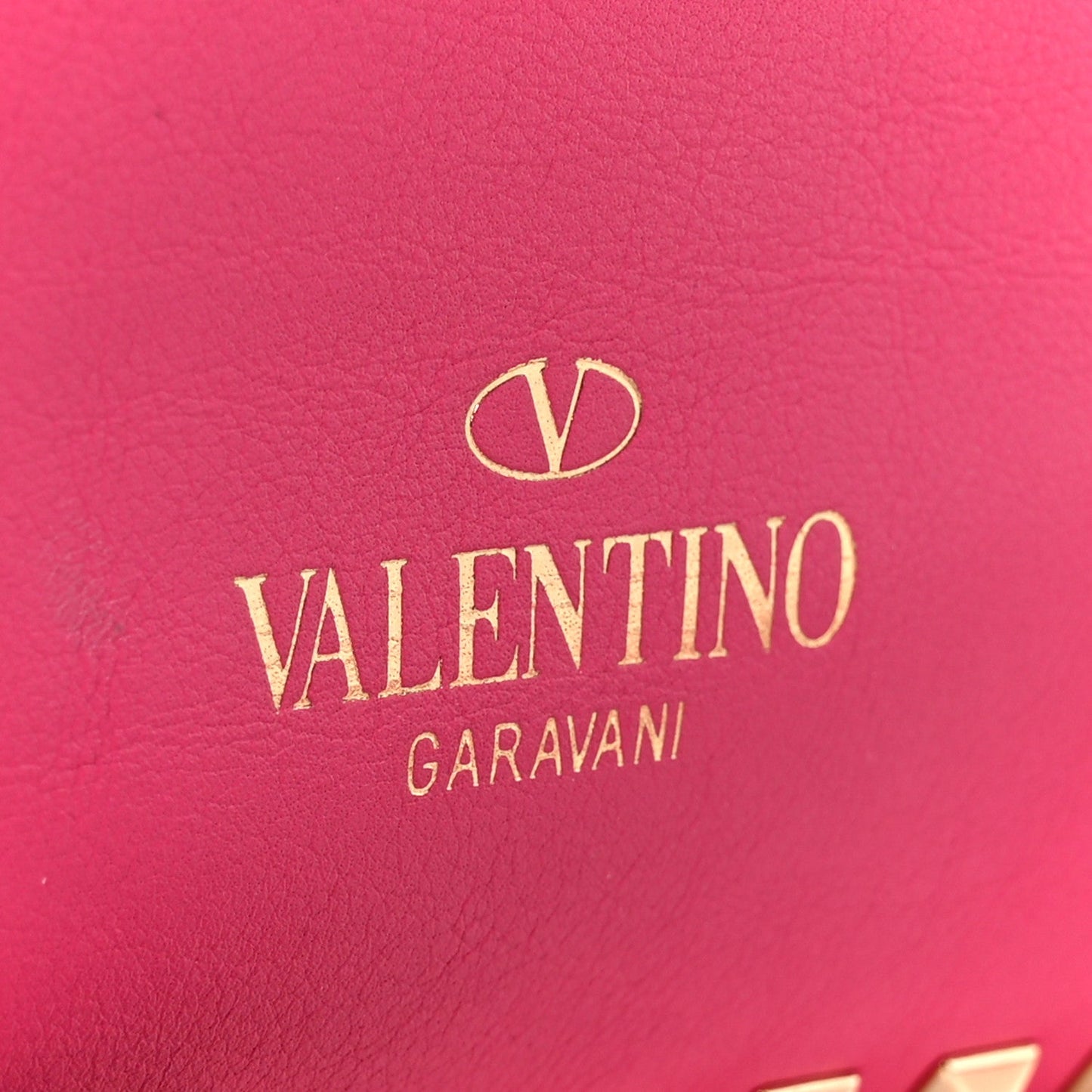 Valentino Garavani Vitello Medium Rockstud All Over Tote Pop Fuxia