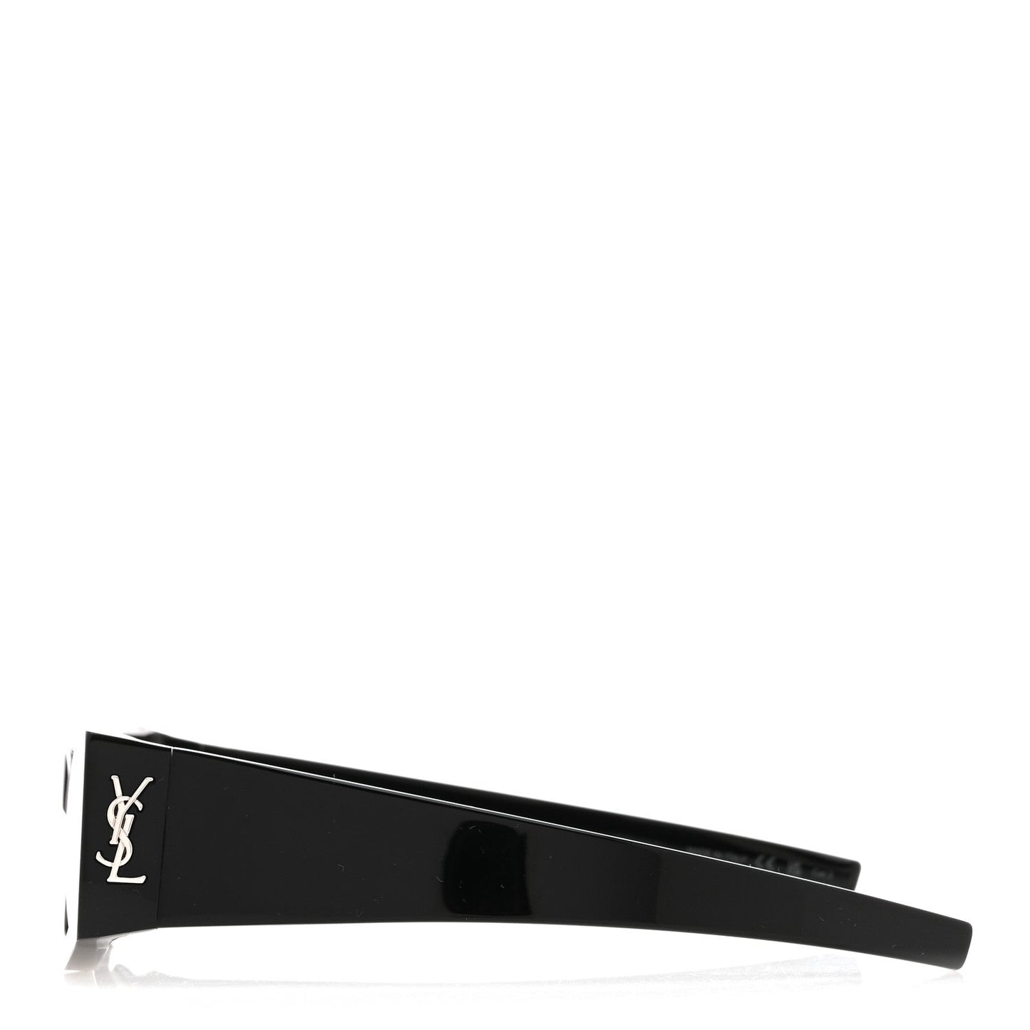 Saint Laurent Acetate Rectangle SL M140/F Sunglasses Black
