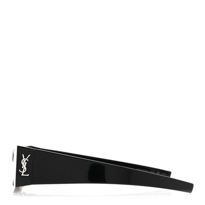 Saint Laurent Acetate Rectangle SL M140/F Sunglasses Black