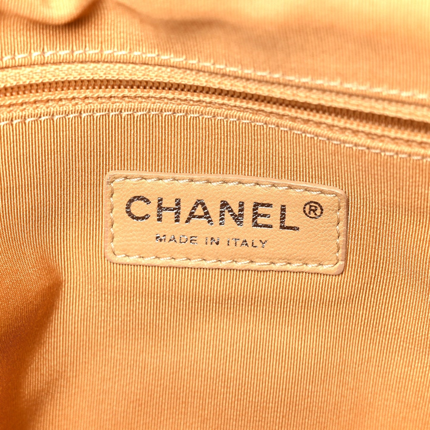 Chanel Washed Lambskin Quilted Medium Chain Around Messenger Brown