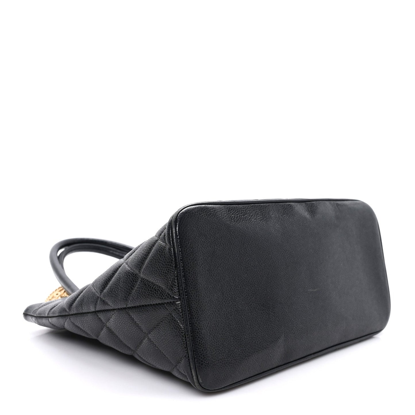 Chanel Caviar Quilted Medallion Tote Black