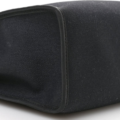 Hermes Military Toile Vache Hunter Herbag Zip PM 31 Black