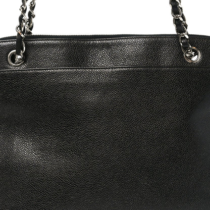Chanel Caviar Shoulder Bag Black