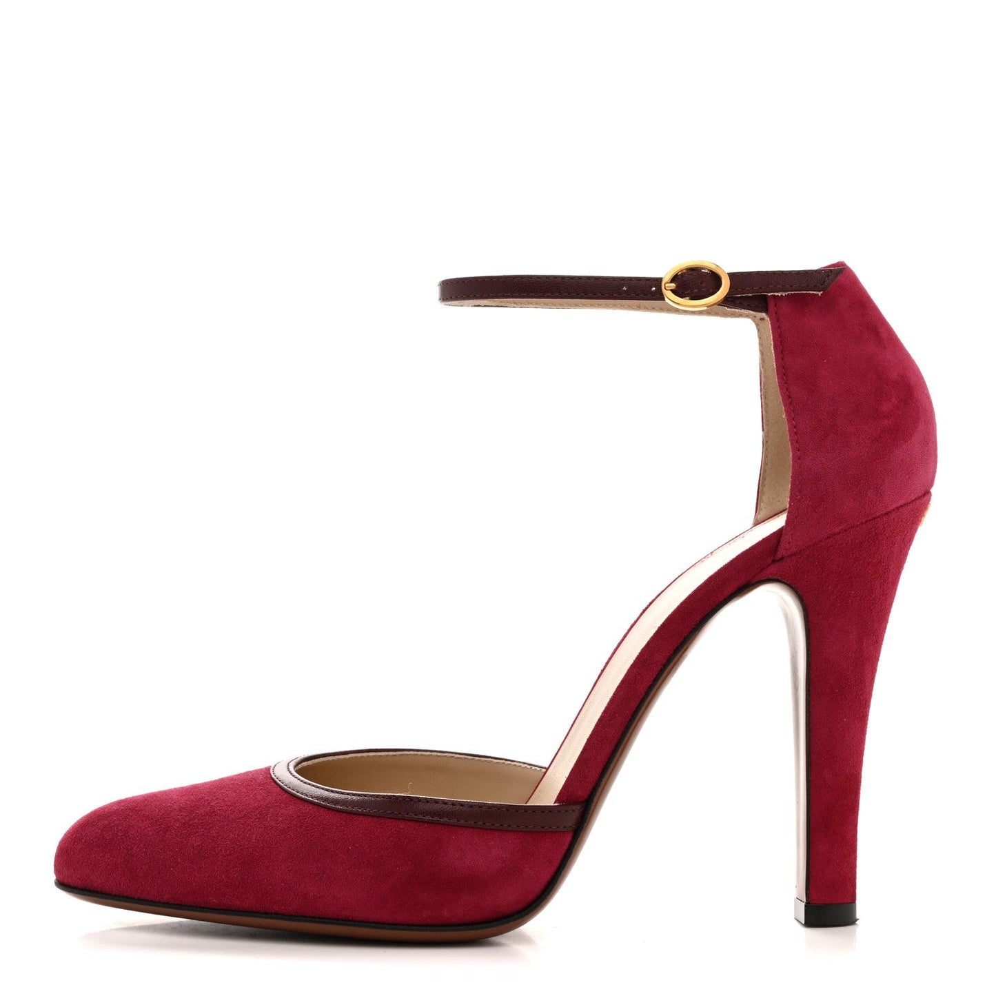 Valentino Garavani Suede Hi Dolly Pumps 39.5 Pink