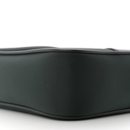 Saint Laurent Lambskin Nylon Small Camp Camera Bag Dark Green