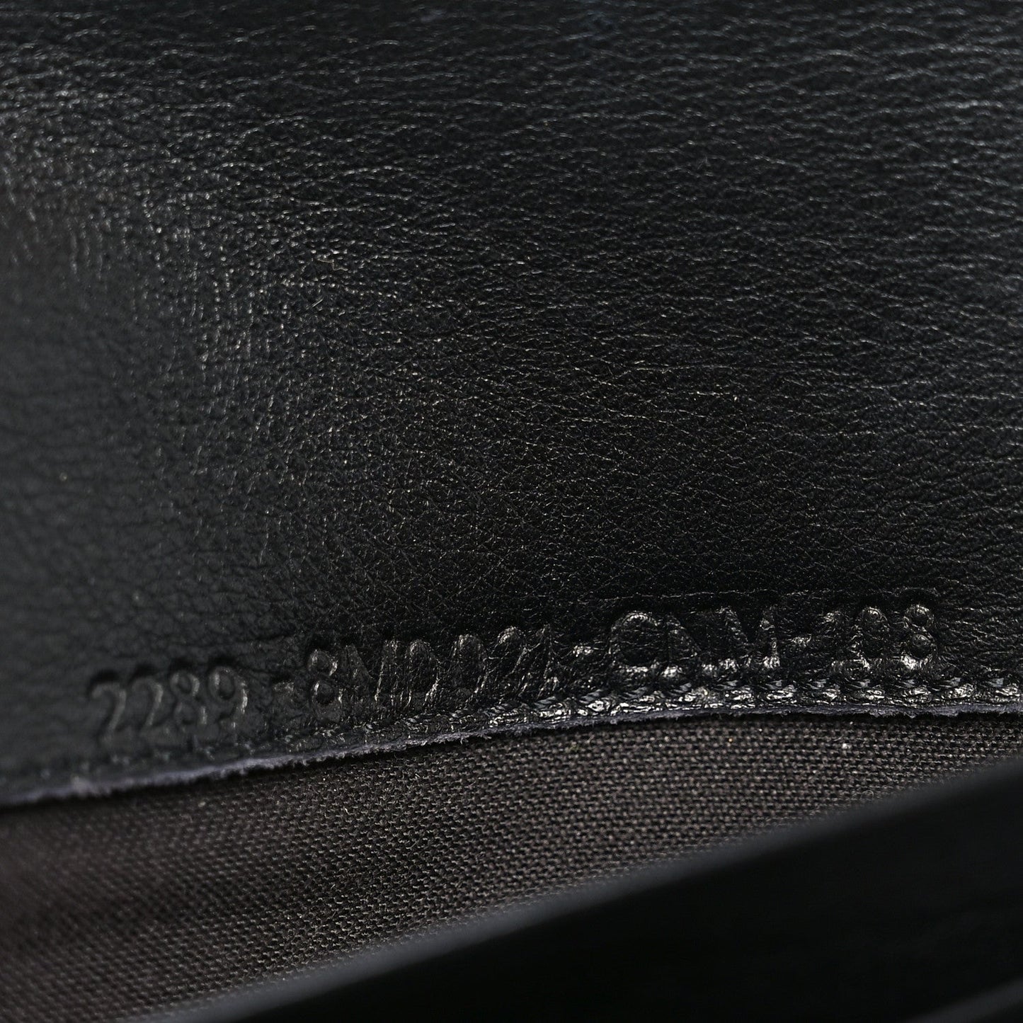 Fendi Patent Zucchino Continental Wallet Black