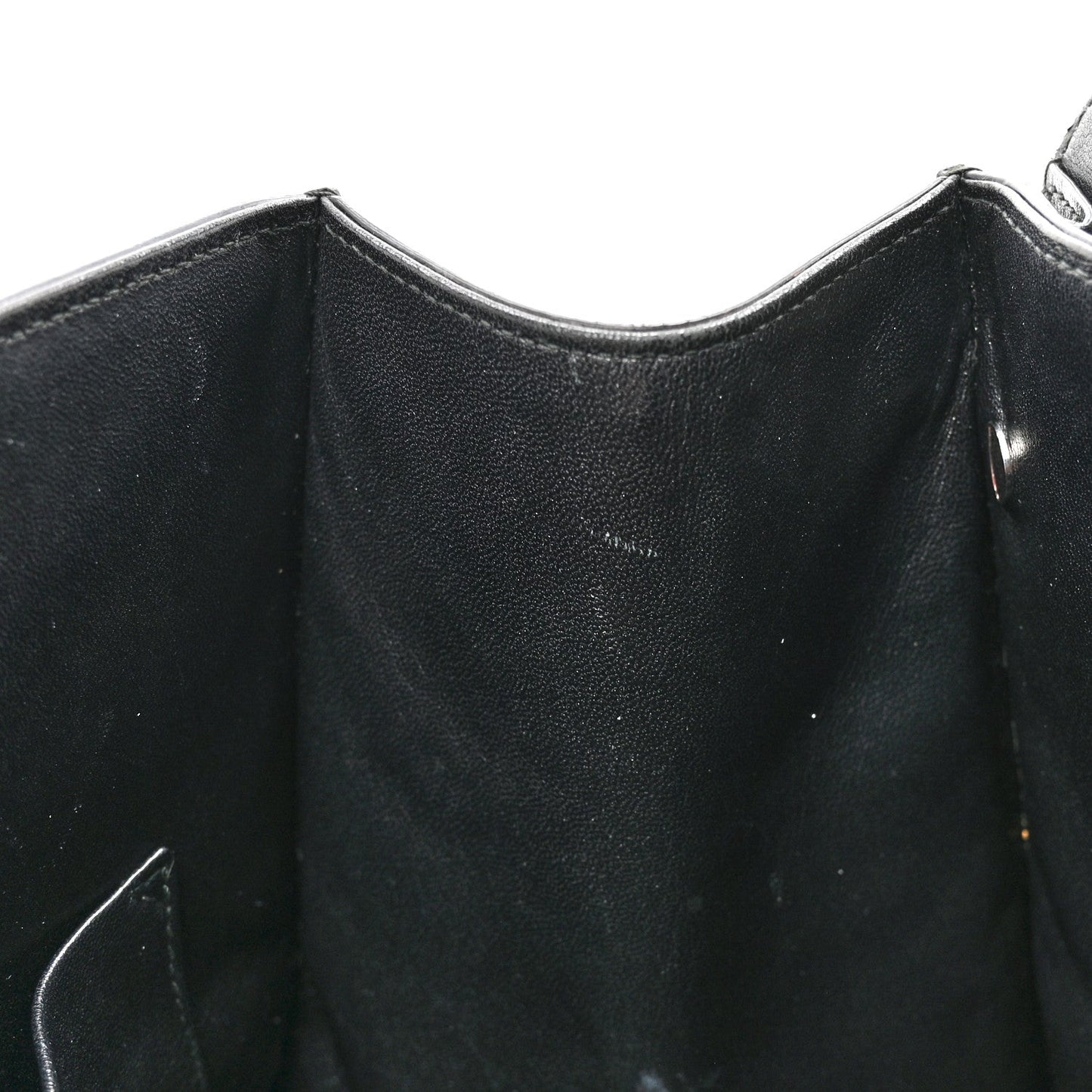 Christian Dior Grained Calfskin Large Diorever Flap Black