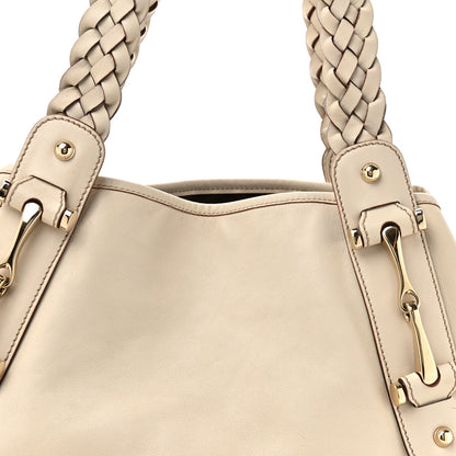Gucci Calfskin Medium Pelham Shoulder Bag Off White