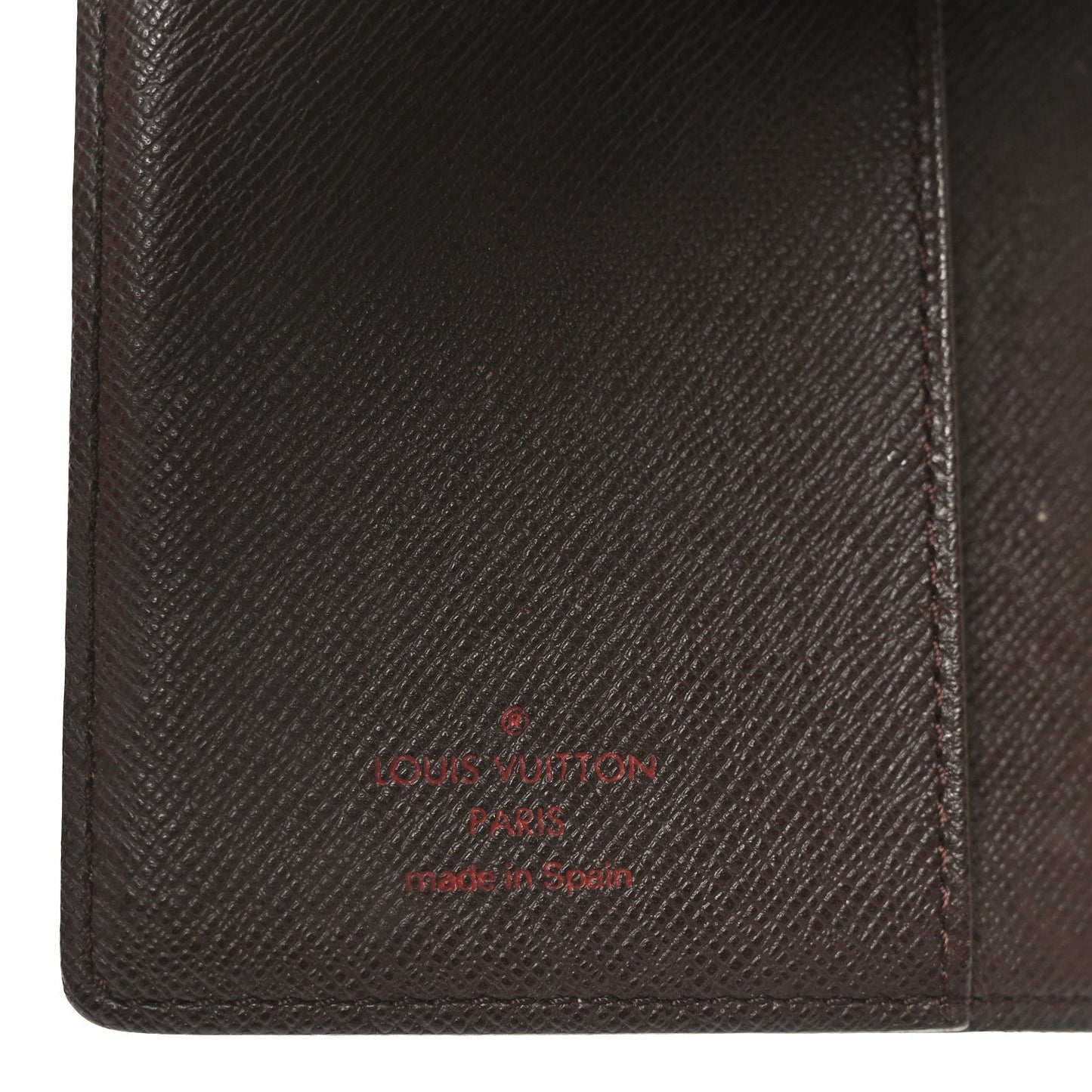 Louis Vuitton Damier Ebene Small Ring Agenda Cover