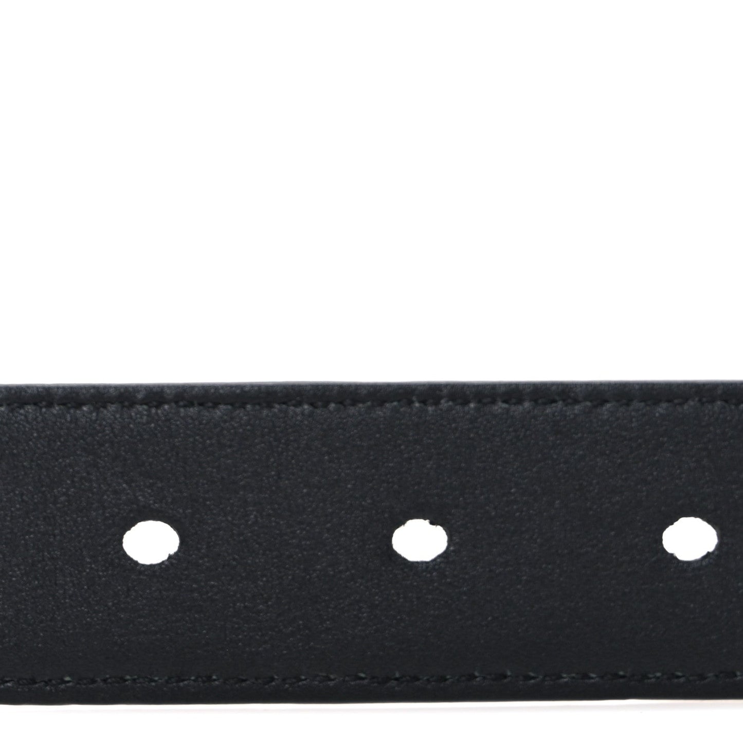 Saint Laurent Grained Calfskin Monogram Cassandre Square Buckle Belt  90 36 Black