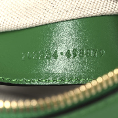 Gucci Calfskin GG Matelasse Shoulder Bag Spring Green Natural