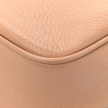 Gucci Pebbled Calfskin Small Soho Disco Bag Rose Beige