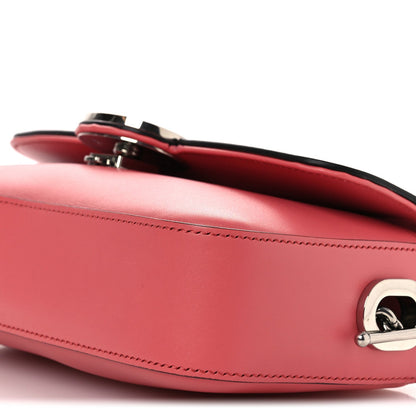 Gucci Senna Calfskin Petite GG Top Handle Shoulder Bag Pink