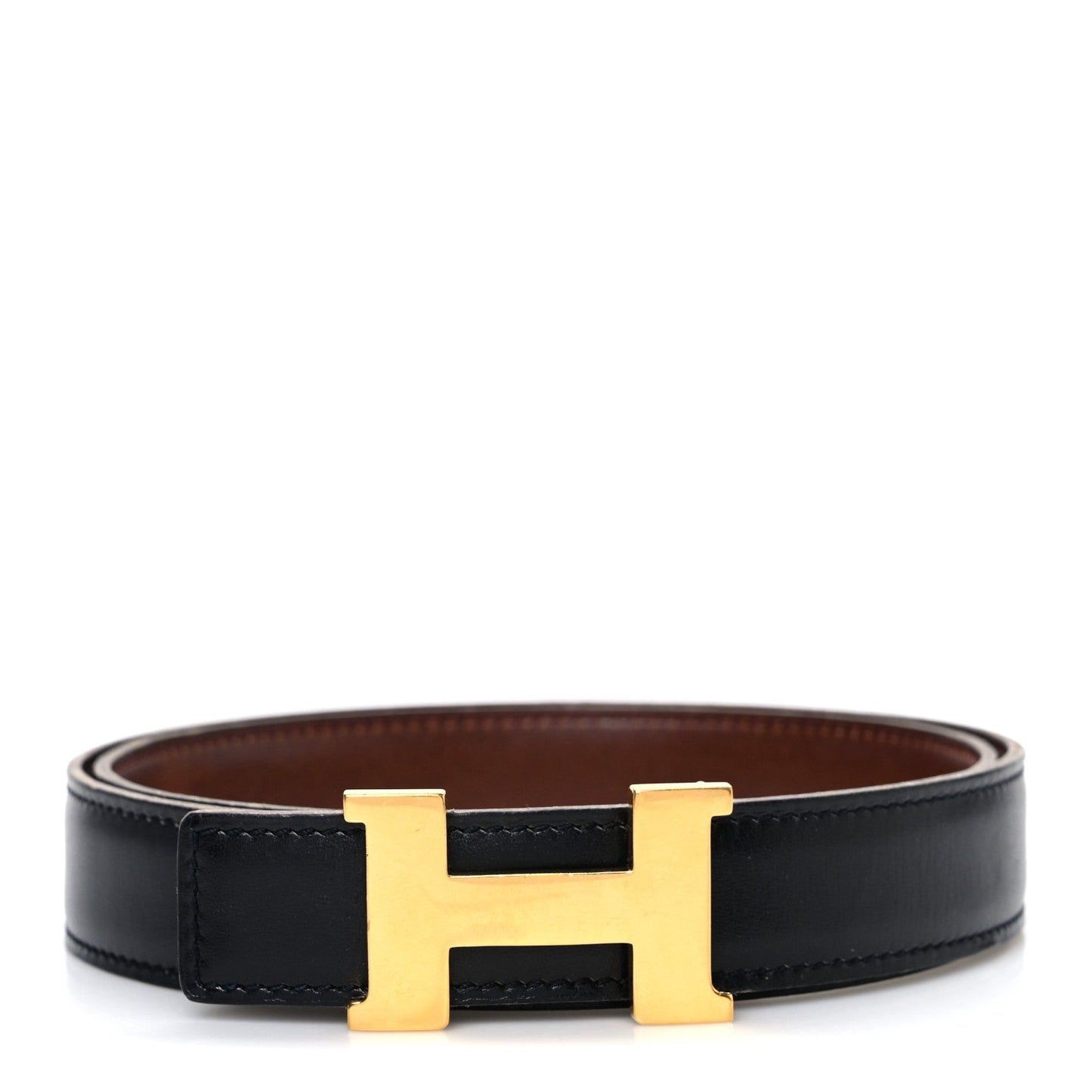 Hermes Box Gulliver 24mm Mini Constance H Belt 70 28 Black Havane
