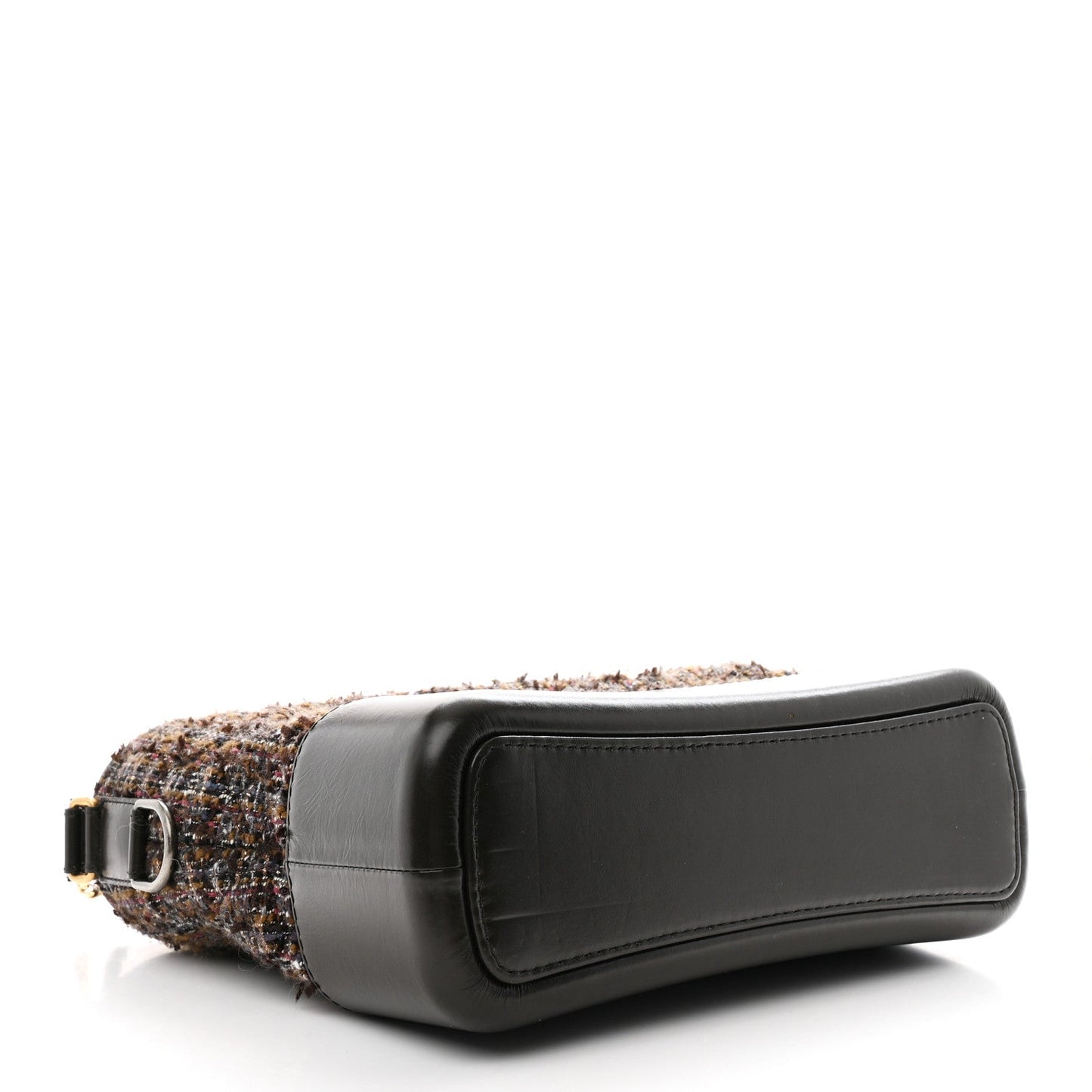 Chanel Tweed Calfskin Medium Gabrielle Hobo Brown