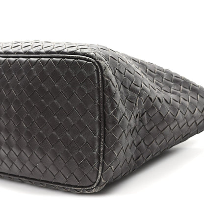Bottega Veneta Nappa Intrecciato Small Shoulder Bag Ebano