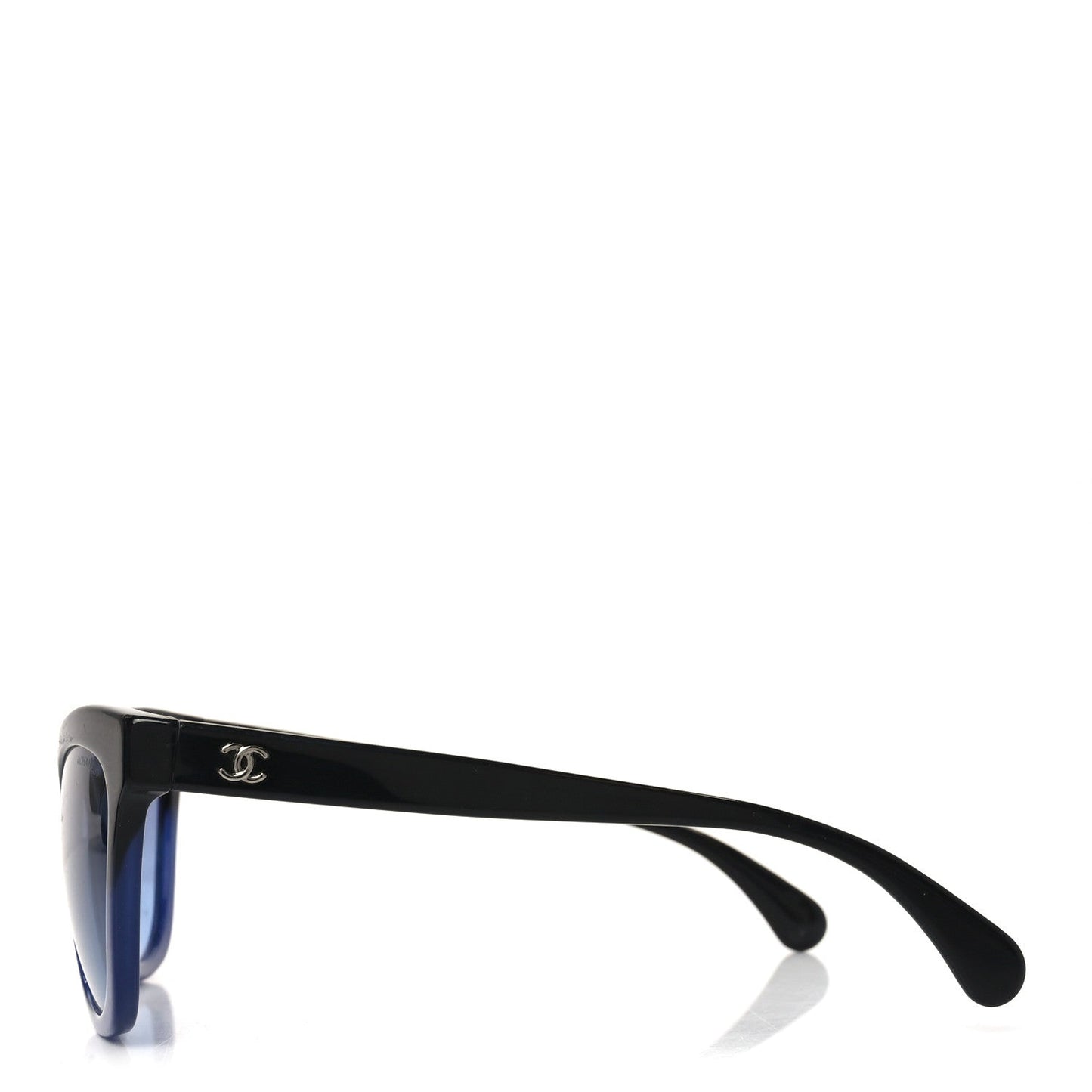 Chanel Acetate CC Cat Eye Summer Sunglasses 5350 Black Blue