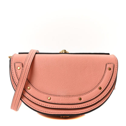 Chloe Calfskin Small Nile Bracelet Minaudiere Bag Ideal Blush