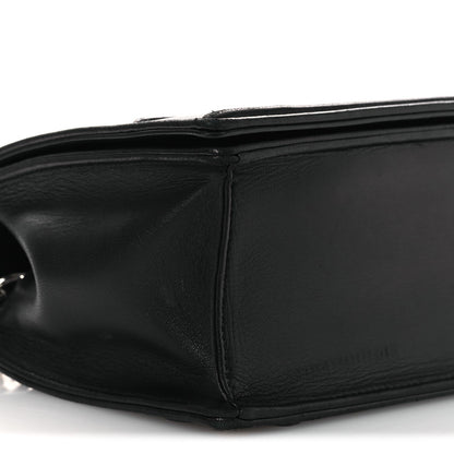 Christian Dior Lambskin Medium Diorama Flap Bag Black