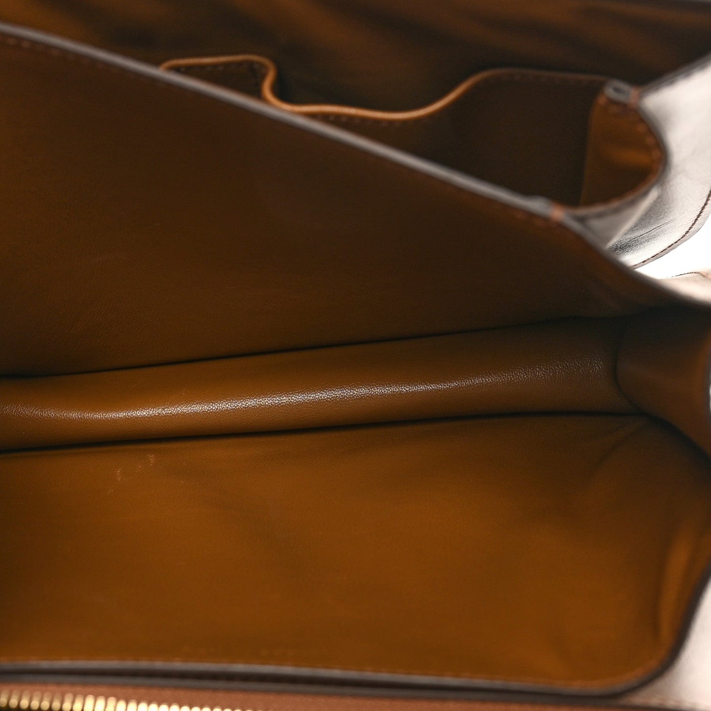 Celine Box Calfskin Medium Classic Box Flap Bag Camel