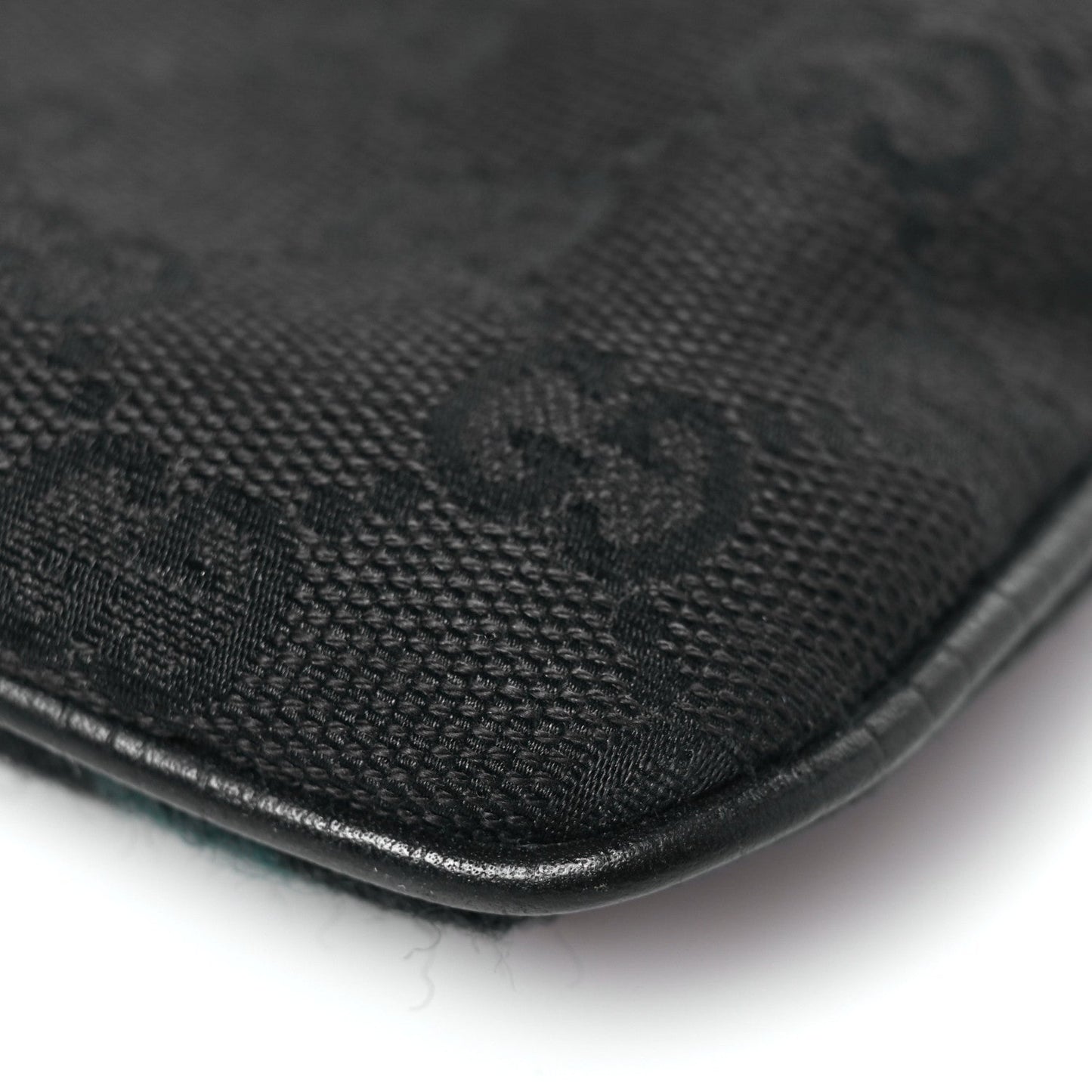 Gucci Monogram Web Jolicoeur Charms Messenger Bag Black