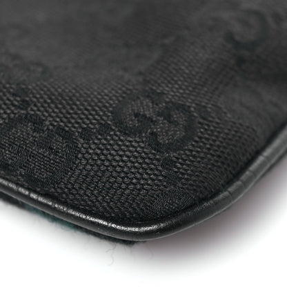 Gucci Monogram Web Jolicoeur Charms Messenger Bag Black