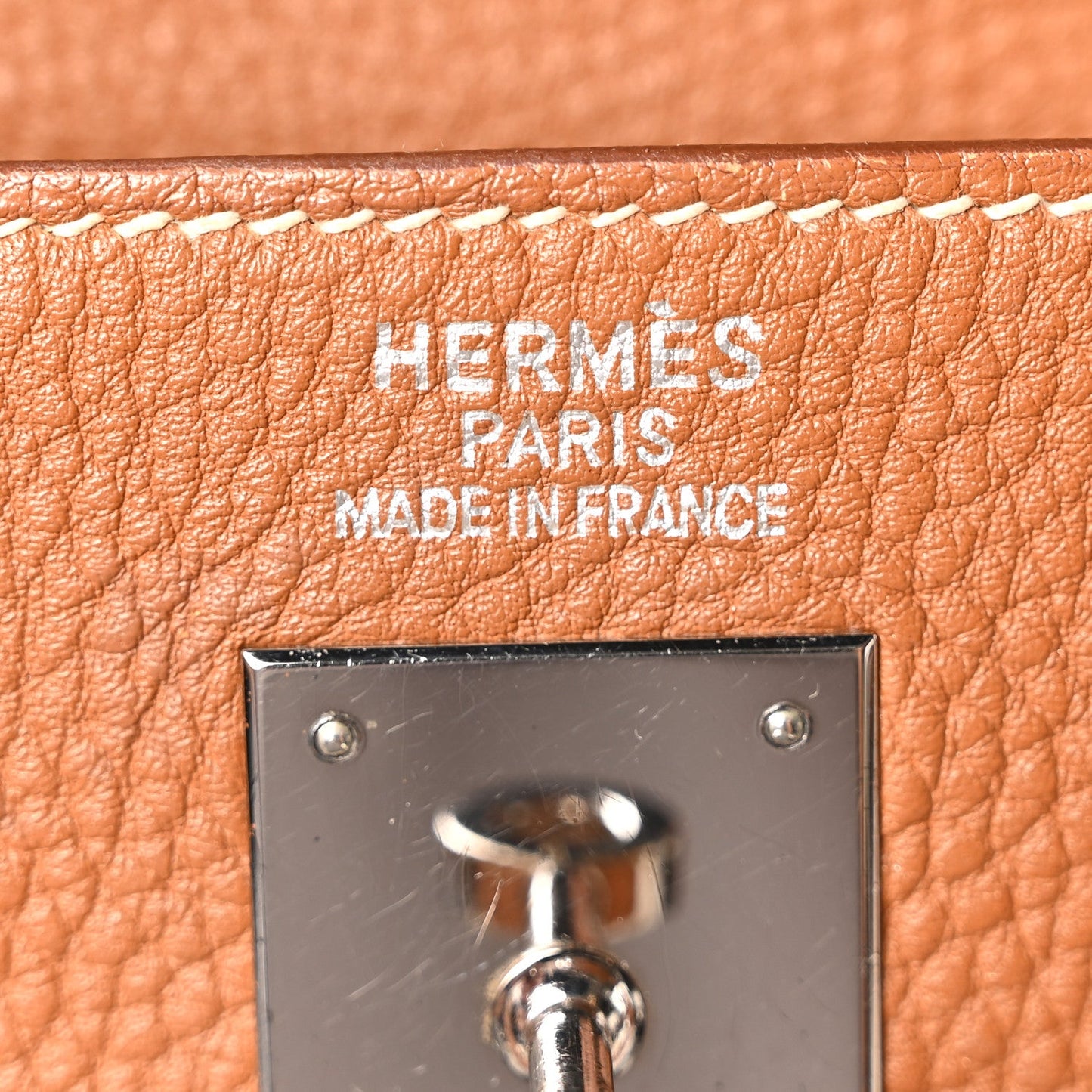 Hermes Taurillon Clemence Kelly Retourne 35 Gold