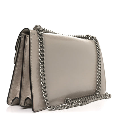 Gucci Crinkled Patent Small Dionysus Shoulder Bag Sphinx