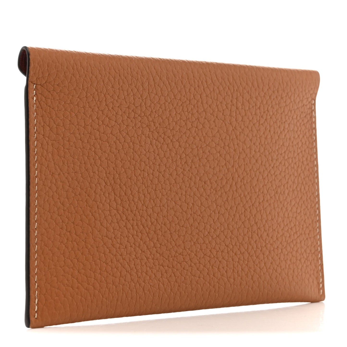 Moynat Taurillon Blush Envelope PP Camel