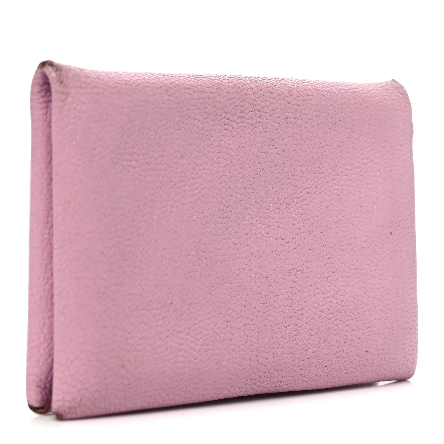 Hermes Chevre Mysore Calvi Card Case Mauve Sylvestre