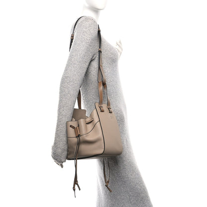 Loewe Calfskin Small Hammock Shoulder Bag Sand Mink