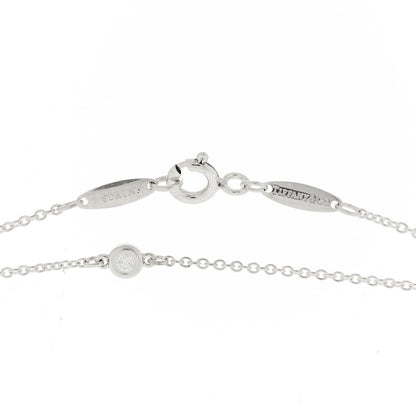 Tiffany Sterling Silver Diamond Orange Chalcedony Elsa Peretti Color By The Yard Sprinkle Necklace
