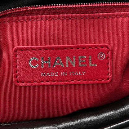 Chanel Aged Calfskin Quilted New Medium Gabrielle Hobo Black
