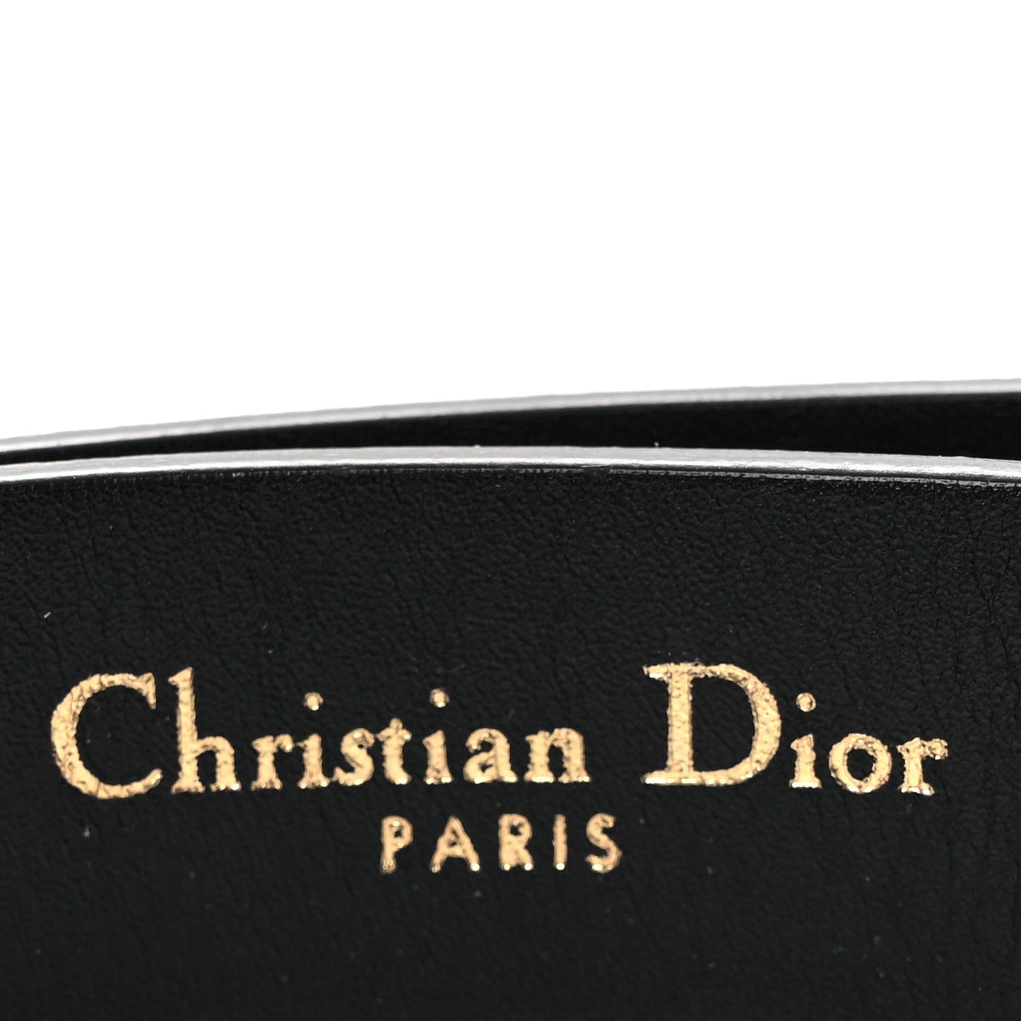 Christian Dior Calfskin Saddle Belt 80 32 Black