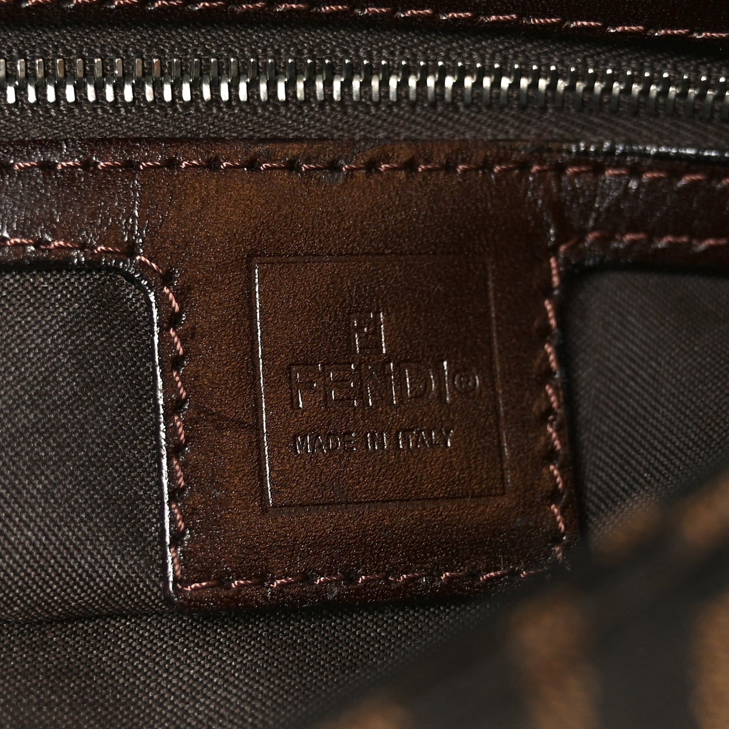 Fendi Zucca Mama Baguette Tobacco