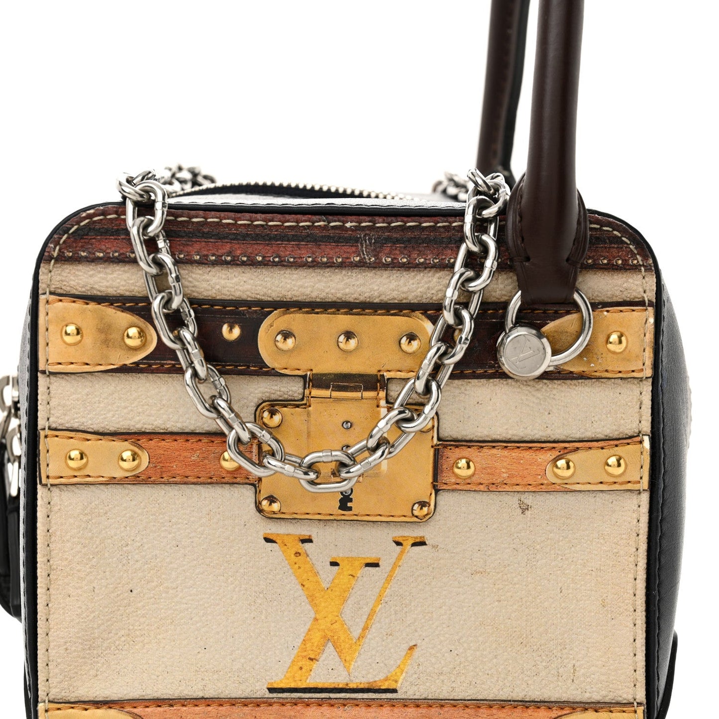 Louis Vuitton Transformed Canvas Time Trunk Square Bag