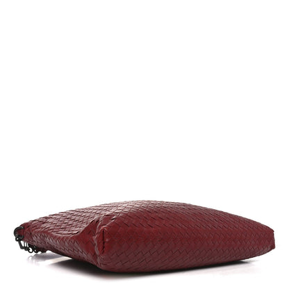 Bottega Veneta Nappa Intrecciato Medium Convertible Tote Burgundy