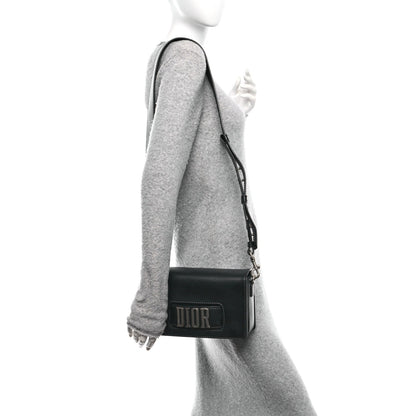 Christian Dior Smooth Calfskin Dio(r)evolution Flap Bag Black
