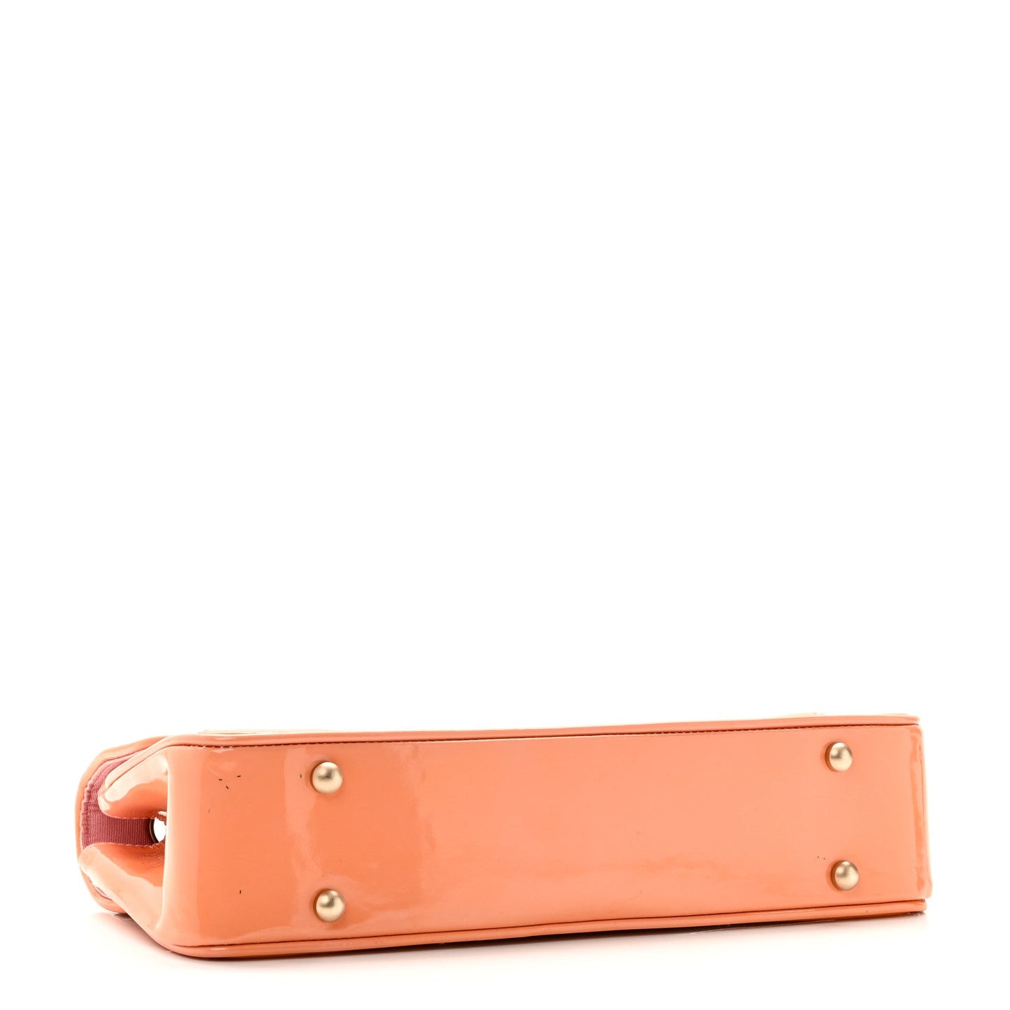 Chanel Patent Calfskin Scallop Quilted Single Flap Pink