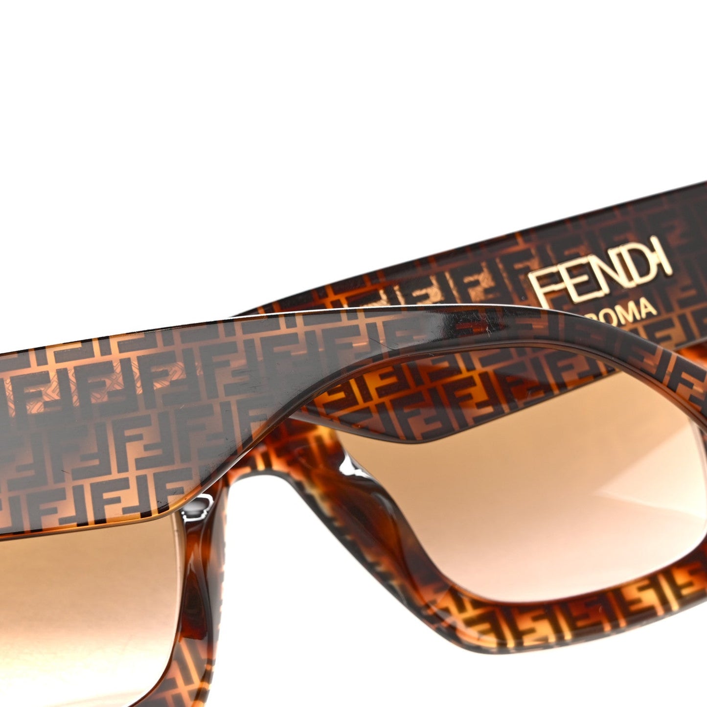 Fendi Acetate Fendi Square Sunglasses FF0457 Tortoise