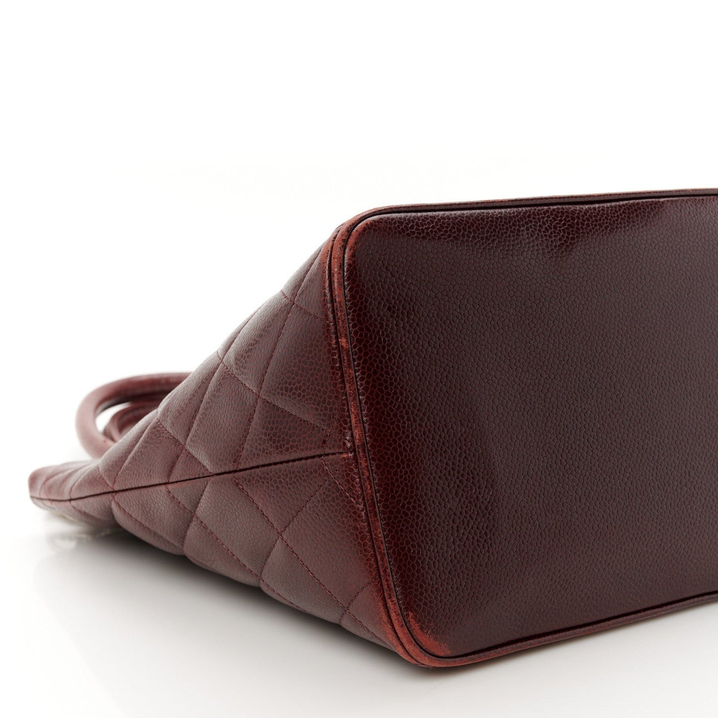 Chanel Caviar Quilted Medallion Tote Bordeaux