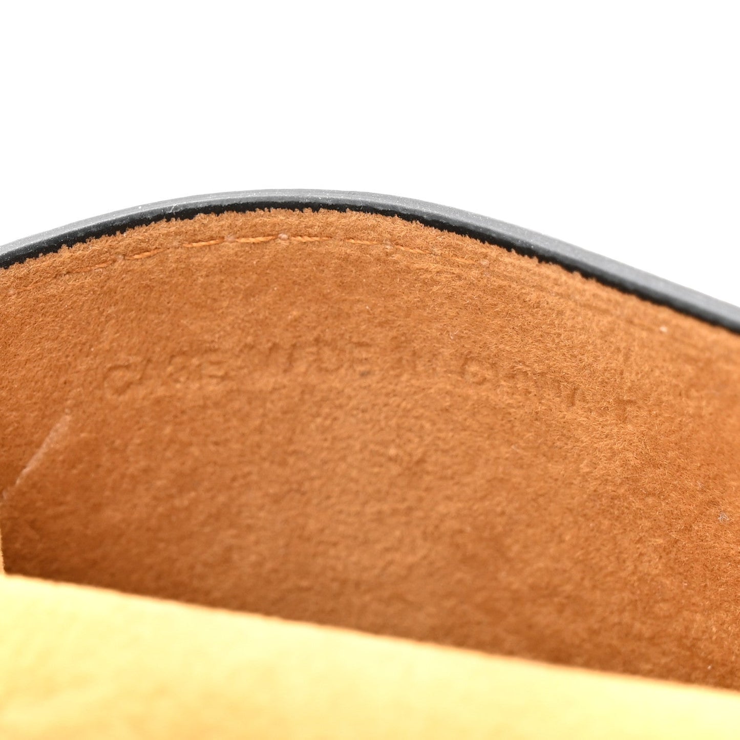 Celine Calfskin Phone Pouch With Flap Tan