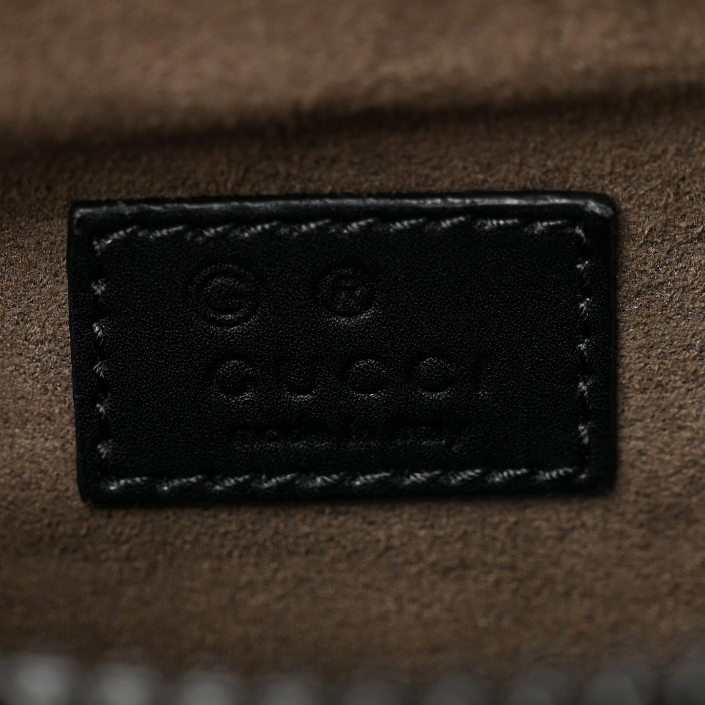 Gucci GG Supreme Monogram Belt Bag Black