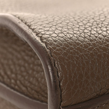 Saint Laurent Grained Calfskin Baby Sac De Jour Souple Taupe