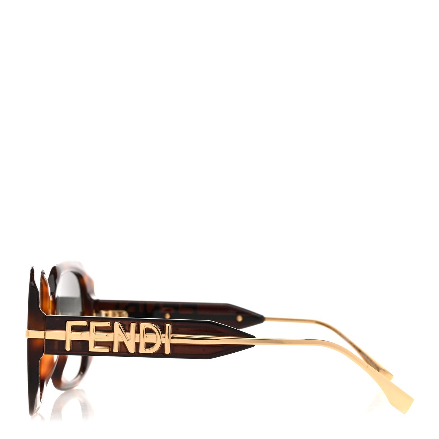 Fendi Acetate Fendigraphy Sunglasses FE40065I Tortoise